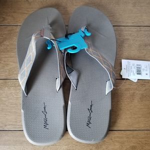 Brand New Maui Beach Sandals Mens Grey